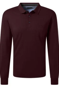 PIERRE CARDIN Langarm Polo-Shirt winetasting Modern Fit