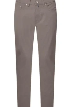 PIERRE CARDIN Light-Baumwoll-Hose Lyon grau Lyon Tapered