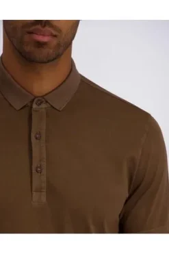 PIERRE CARDIN Polo-Shirt dark earth