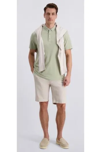 PIERRE CARDIN Polo-Shirt desert sage