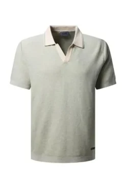 PIERRE CARDIN Polo-Shirt desert sage