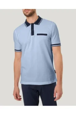 PIERRE CARDIN Polo Shirt hellblau