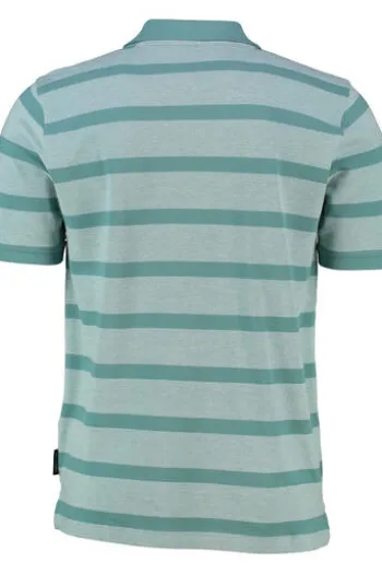 PIERRE CARDIN Polo Shirt mint gestreift