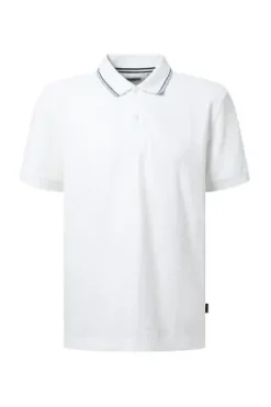 PIERRE CARDIN Polo-Shirt weiss