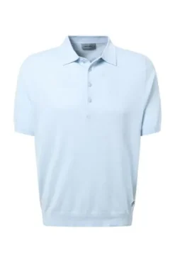 PIERRE CARDIN Strick Polo Shirt skyway