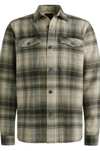PME LEGEND Hemdjacke brushed grindle check seneca rock kariert
