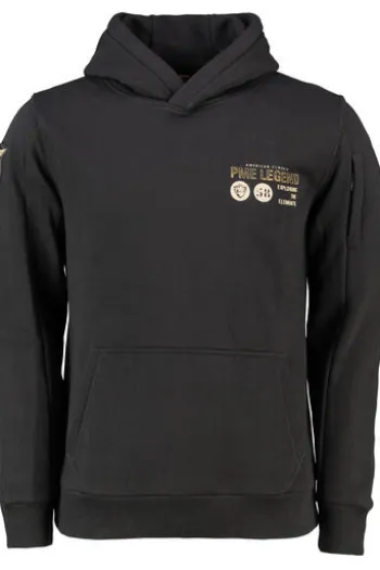 PME LEGEND Hoodie cross fleece black