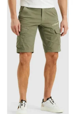 PME LEGEND Nordrop Cargo Shorts Stretch Twill deep lichten green Regular Fit