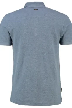 PME LEGEND Polo-Shirt popcorn jersey folkstone grey