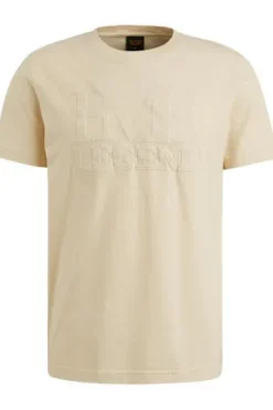 PME LEGEND T-Shirt single jersey bone white