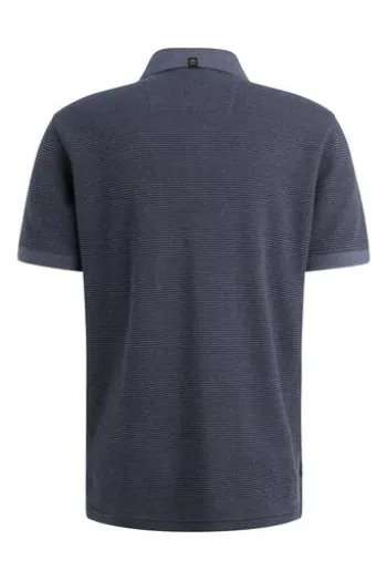 PME LEGEND Two Tone Polo Shirt grapithe gestreift Regular Fit