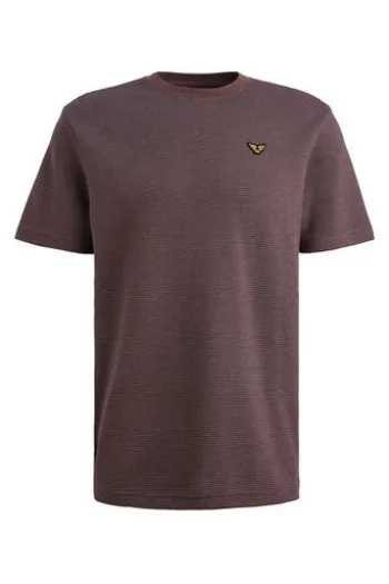 PME LEGEND Two Tone T-Shirt moonscape gestreift Regular Fit