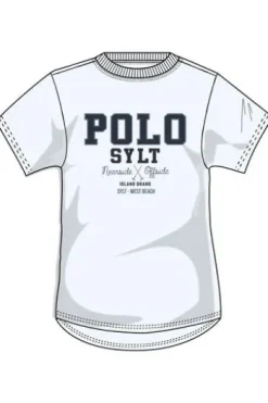 POLO SYLT Damen T-Shirt bright white