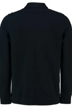 POLO SYLT Langarm Polo Shirt marine