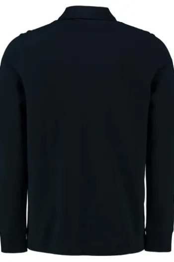 POLO SYLT Langarm Polo Shirt marine