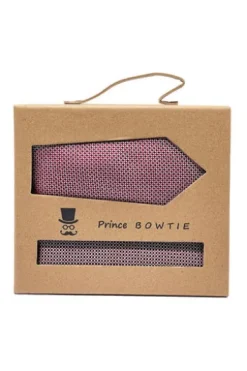 Prince Bowtie Set Krawatte+Tuch Micro bordo