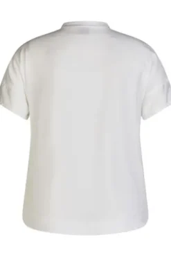 RABE Bluse weiß Kurzarm