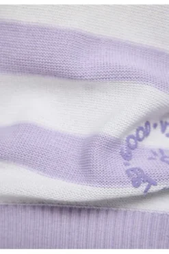 RABE Pullover flieder gestreift Kurzarm