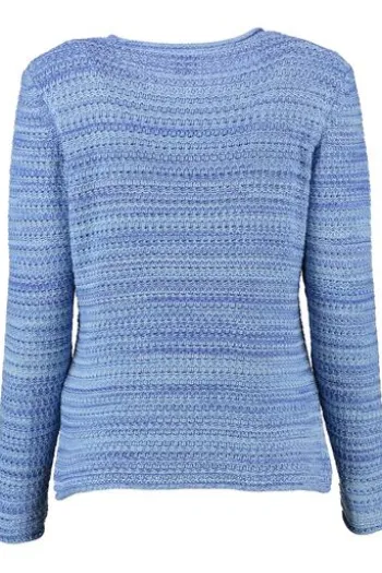 RABE Pullover hellblau gestreift