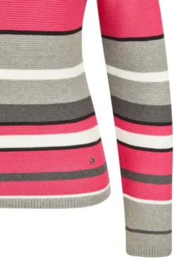 RABE Pullover malve gestreift