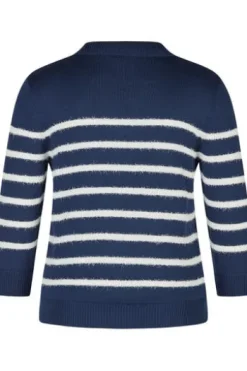 RABE Pullover pazifik gestreift