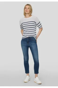 RABE Pullover weiß gestreift