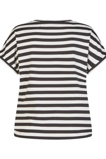 RABE Shirt alabaster gemustert Kurzarm