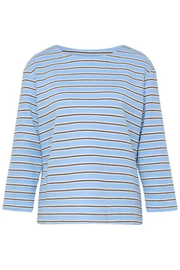 RABE Shirt ozean gestreift