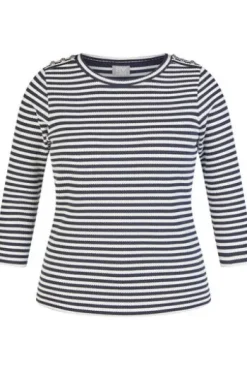 RABE Shirt pazifik gestreift 3/4-Arm