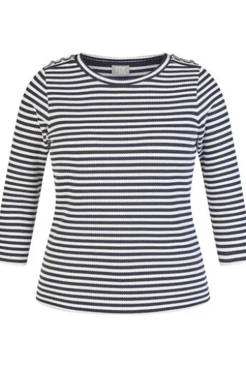 RABE Shirt pazifik gestreift 3/4-Arm
