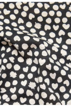 RABE Shirt schwarz gepunktet 3/4-Arm