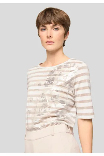 RABE Shirt sisal gestreift