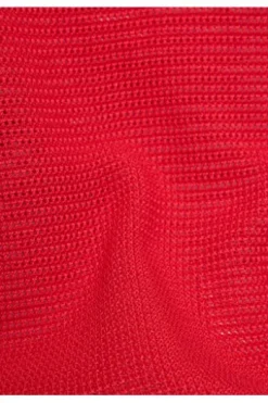 RABE Strickjacke koralle Kurzarm im Struktur-Strick