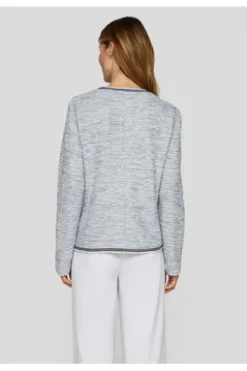 RABE Strickjacke ozean gemustert