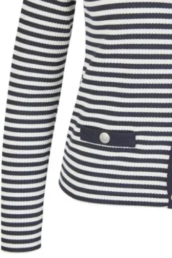 RABE Strickjacke pazifik gestreift