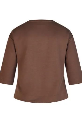 RABE Sweatshirt schoko 3/4-Arm