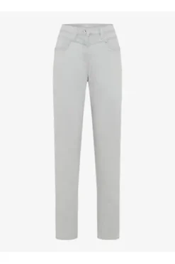 RAPHAELA BY BRAX Baumwoll-Hose Laura smoke grau Slim Fit mit Magic-Dehnbund