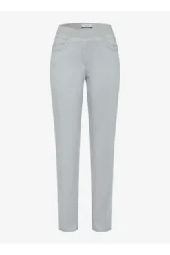 RAPHAELA BY BRAX Baumwoll-Hose Pamina smoke grau Slim Fit in Super Dynamic-Stretchqualität