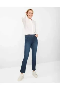 RAPHAELA BY BRAX Bequem-Jeans Pamina jeansblau Slim Fit