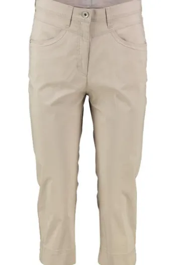 RAPHAELA BY BRAX Capri-Hose Laura Beige in Super-Dynamic Baumwoll-Stretch