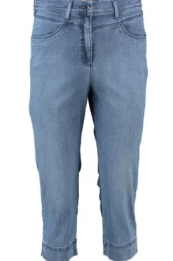 RAPHAELA BY BRAX Capri-Jeans Laura Jeansblau