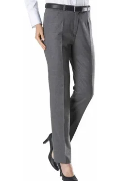 RAPHAELA BY BRAX Flanell Hose Silvia grau