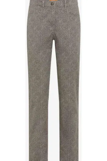 RAPHAELA BY BRAX Hose Luca walnut gemustert Slim Fit