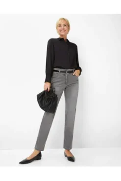 RAPHAELA BY BRAX Jeans Caren grau Comfort Fit