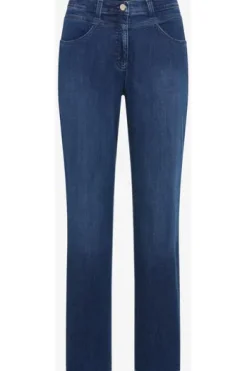 RAPHAELA BY BRAX Jeans Caren stoned lightly used hellblau Comfort Fit
