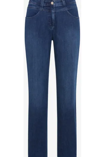 RAPHAELA BY BRAX Jeans Caren stoned lightly used hellblau Comfort Fit