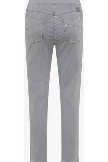 RAPHAELA BY BRAX 6/8 Jeans Pamina grau Slim Fit
