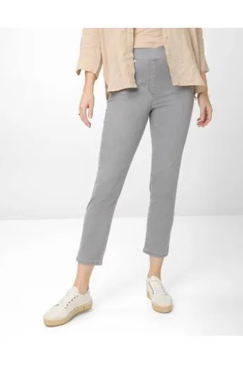 RAPHAELA BY BRAX 6/8 Jeans Pamina grau Slim Fit