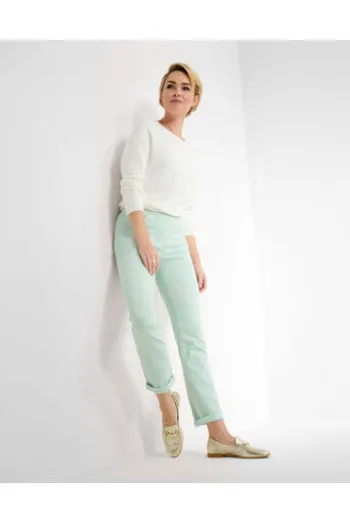 RAPHAELA BY BRAX Jeans Pamina mint Slim Fit in Schlupfform mit Reißverschlussoptik
