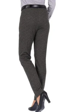 RAPHAELA BY BRAX Jersey-Hose Lillyth anthrazit gemustert Slim Fit